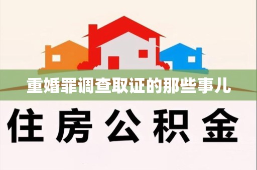 全南重婚罪调查取证的那些事儿