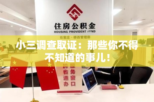 全南小三调查取证：那些你不得不知道的事儿！