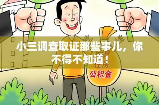 全南小三调查取证那些事儿，你不得不知道！