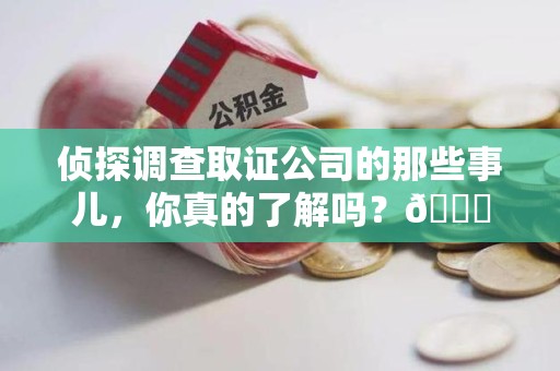 全南侦探调查取证公司的那些事儿，你真的了解吗？😎