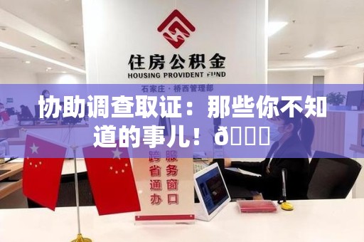 全南协助调查取证：那些你不知道的事儿！😎